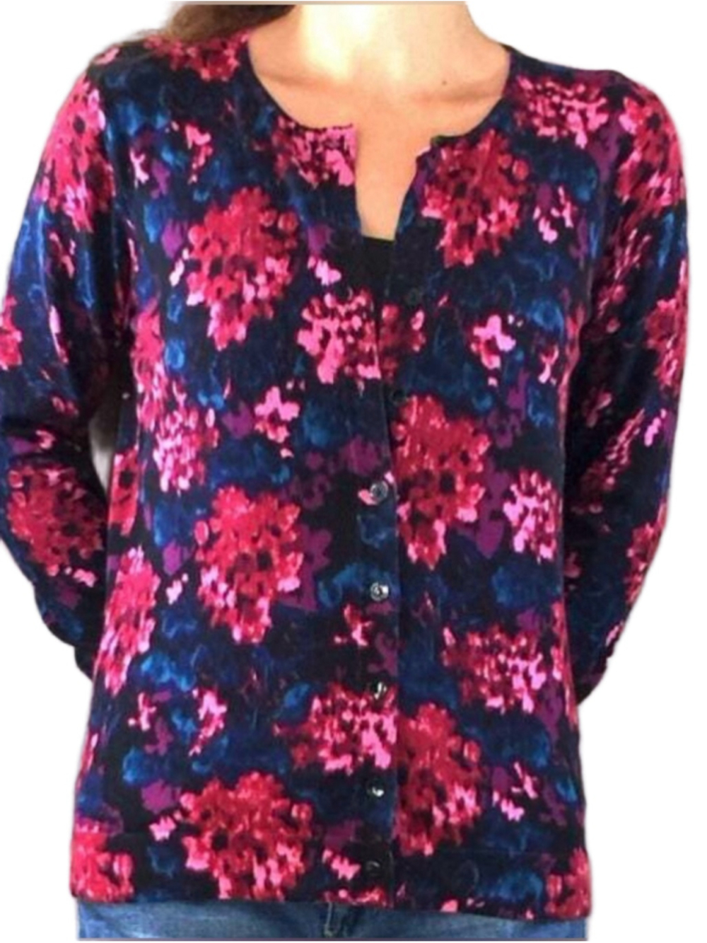 243. NWT AUGUST SILK L DETAIL SWEATER